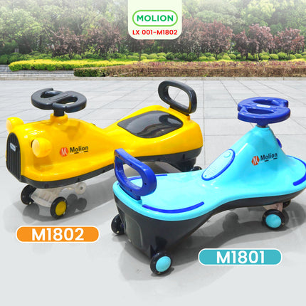 SPEEDS Mobil Mobilan Dorong Twister Car Swing Car Ride On Mobil Musik Mainan Anak 001-M1802