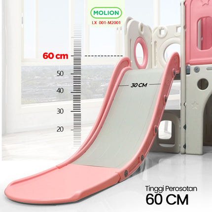 Mainan Prosotan 6in1 Playhouse Playground Slide Play House Indoor Outdoor Taman Bermain Anak 001-M2001