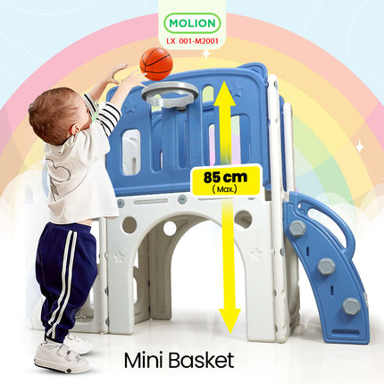 Mainan Prosotan 6in1 Playhouse Playground Slide Play House Indoor Outdoor Taman Bermain Anak 001-M2001