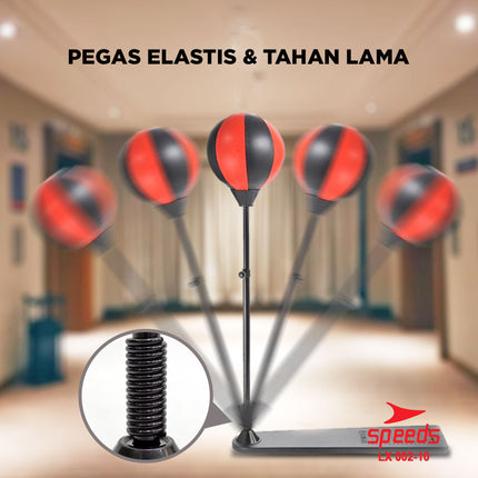 SPEEDS Samsak Boxing Speed Ball Standing Portable Alat Pukul Latihan Olahraga 002-10
