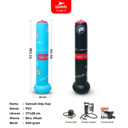 SPEEDS Samsak Tinju Samsak Anak Vertical Kids Punching Bag Titik Target Samsak Latihan Boxing Punch Bag Target 002-11