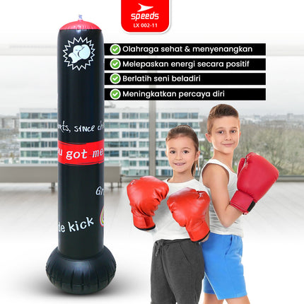 SPEEDS Samsak Tinju Samsak Anak Vertical Kids Punching Bag Titik Target Samsak Latihan Boxing Punch Bag Target 002-11
