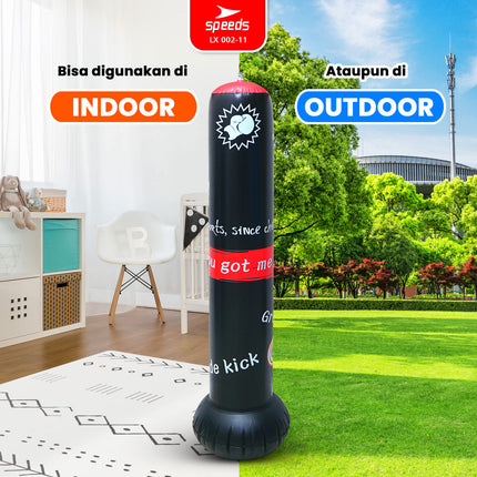 SPEEDS Samsak Tinju Samsak Anak Vertical Kids Punching Bag Titik Target Samsak Latihan Boxing Punch Bag Target 002-11