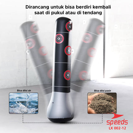 SPEEDS Samsak Boxing Samsak Beladiri Samsak Tinju Angin Berdiri Samsak Portable Punching Bag 002-12