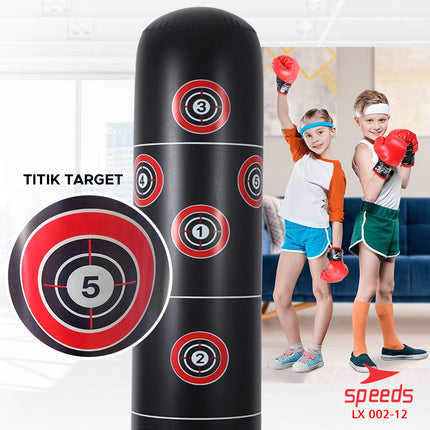 SPEEDS Samsak Boxing Samsak Beladiri Samsak Tinju Angin Berdiri Samsak Portable Punching Bag 002-12