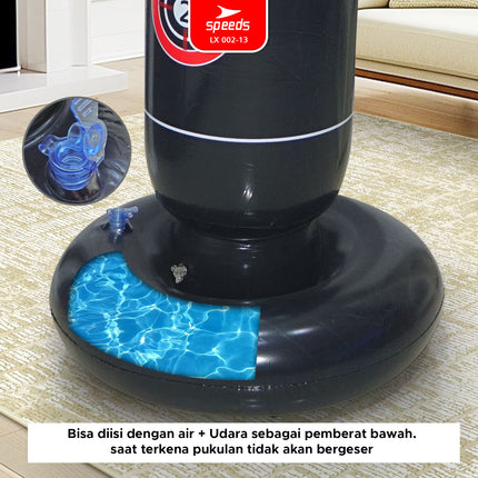 SPEEDS Punching Bag Boxing Training Martial Arts Punch-Resistant Inflatable Sandbag 002-13