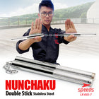 SPEEDS Nunchaku Iron Ruyung Nunchucks Double Stick Martial Arts Bruce Lee Iron Baton 002-7