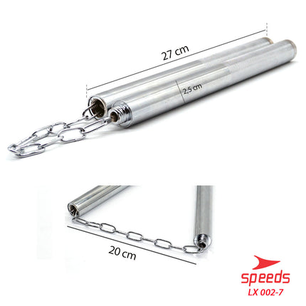 SPEEDS Nunchaku Iron Ruyung Nunchucks Double Stick Martial Arts Bruce Lee Iron Baton 002-7