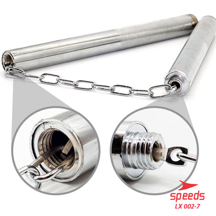 SPEEDS Nunchaku Iron Ruyung Nunchucks Double Stick Martial Arts Bruce Lee Iron Baton 002-7