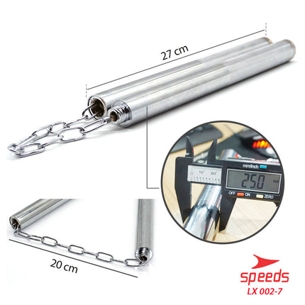 SPEEDS Nunchaku Iron Ruyung Nunchucks Double Stick Martial Arts Bruce Lee Iron Baton 002-7