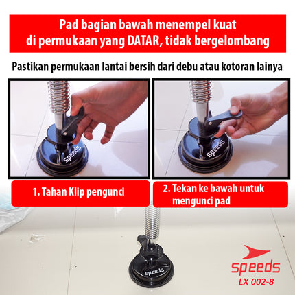 SPEEDS Speed Ball Standing Boxing Ball Fight Box Samsak Bola Sarung Tinju 002-8