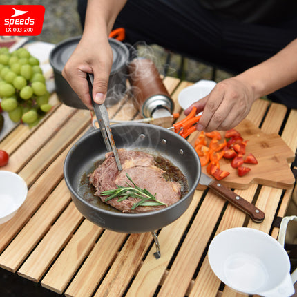 SPEEDS Alat Masak Set Camping Kemah Rekreasi Paket Cooking Set Kemping Portable Minimalis Outdoor 003-200