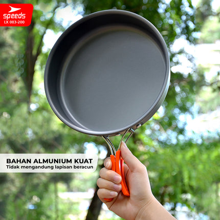 SPEEDS Alat Masak Set Camping Kemah Rekreasi Paket Cooking Set Kemping Portable Minimalis Outdoor 003-200