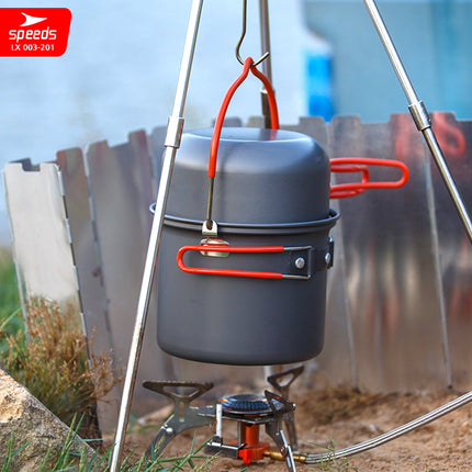 SPEEDS Alat Masak Set Camping Mini Kemah Rekreasi Paket Cooking Set Kemping Serbaguna Portable Outdoor 003-201