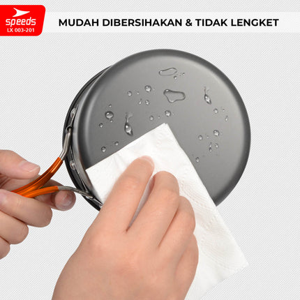 SPEEDS Alat Masak Set Camping Mini Kemah Rekreasi Paket Cooking Set Kemping Serbaguna Portable Outdoor 003-201