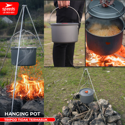 SPEEDS Alat Masak Set Camping Mini Kemah Rekreasi Paket Cooking Set Kemping Pesta Rekreasi Portable Outdoor 003-601