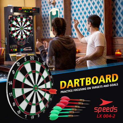 SPEEDS Papan Dart Board Game Pro Panahan Dinding 15 inch 004-2 1PC=1KG