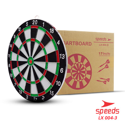 SPEEDS LARGE DART BOARD 17 Inch Wall Archery Dart Board Throwing Bow 004-3
