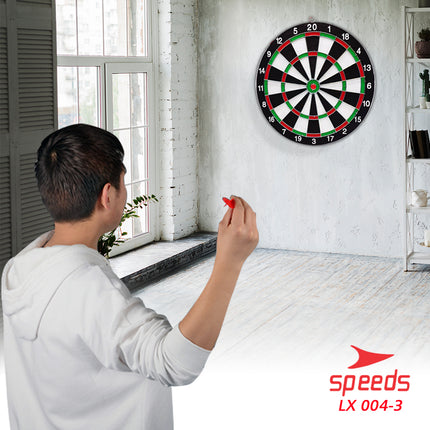 SPEEDS LARGE DART BOARD 17 Inch Wall Archery Dart Board Throwing Bow 004-3