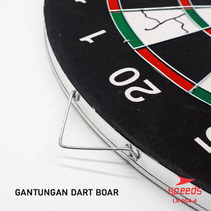 SPEEDS DART GAME BESAR 18in Papan Dart Panahan Dinding Board busur olahraga 004-4