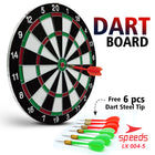 SPEEDS DART GAME BESAR 15in Papan Dart Panahan Dinding Board busur olahraga lemparan Besar 004-5
