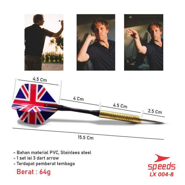 SPEEDS DART GAME panah dart Papan Dart Panahan Dinding Board busur lemparan Besar 004-8