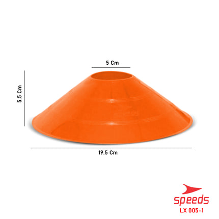 SPEEDS Cone Mangkuk bola kaki futsal training Latihan Kun Mangkok Marker 005-1