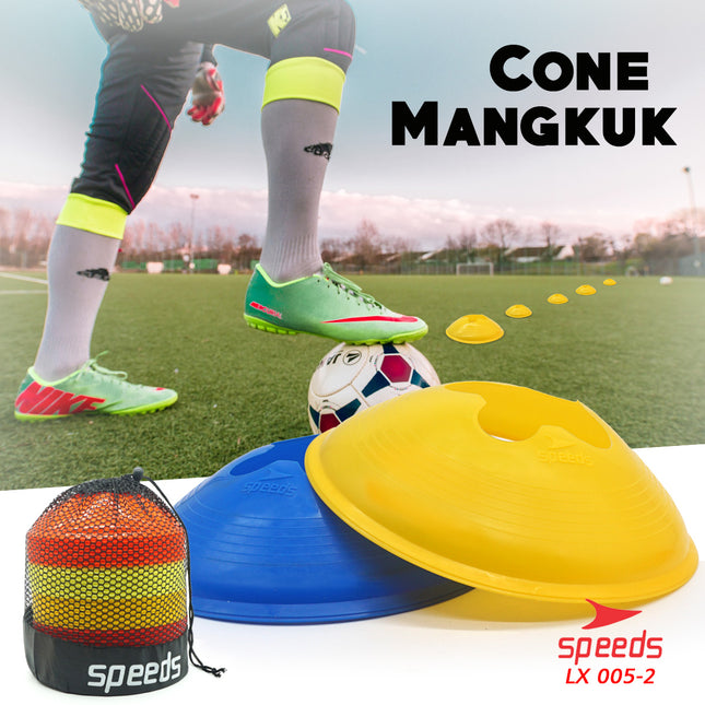 SPEEDS Cone Mangkok Marker Tempat Lapangan Sport Cones Latihan Futsal 005-2