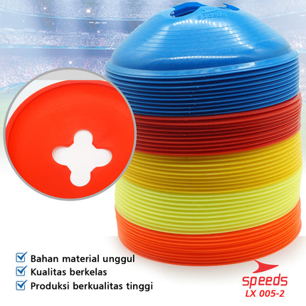 SPEEDS Cone Mangkok Marker Tempat Lapangan Sport Cones Latihan Futsal 005-2