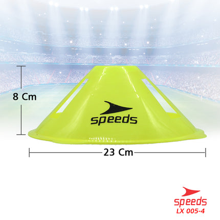 SPEEDS Cone Mangkuk Alat Olahraga Latihan Kun Mangkok Marker Sports Terbaru 005-4 1 set isi 10