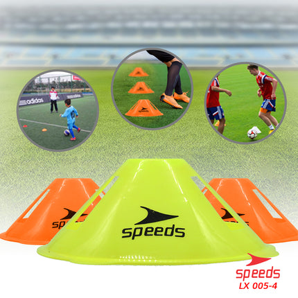 SPEEDS Cone Mangkuk Alat Olahraga Latihan Kun Mangkok Marker Sports Terbaru 005-4 1 set isi 10
