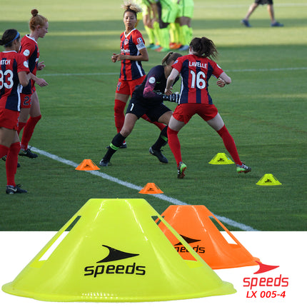SPEEDS Cone Mangkuk Alat Olahraga Latihan Kun Mangkok Marker Sports Terbaru 005-4 1 set isi 10