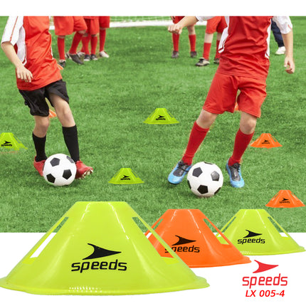 SPEEDS Cone Mangkuk Alat Olahraga Latihan Kun Mangkok Marker Sports Terbaru 005-4 1 set isi 10
