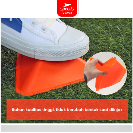 SPEEDS Cone Mangkok Model Segitiga Untuk Futsal, Sepak Bola atau olahraga lain LX 005-5