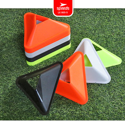 SPEEDS Cone Mangkok Model Segitiga Untuk Futsal, Sepak Bola atau olahraga lain LX 005-5