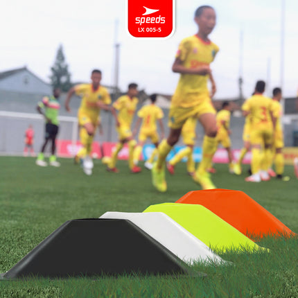 SPEEDS Cone Mangkok Model Segitiga Untuk Futsal, Sepak Bola atau olahraga lain LX 005-5
