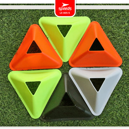 SPEEDS Cone Mangkok Model Segitiga Untuk Futsal, Sepak Bola atau olahraga lain LX 005-5