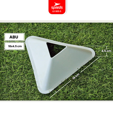 SPEEDS Cone Mangkok Model Segitiga Untuk Futsal, Sepak Bola atau olahraga lain LX 005-5
