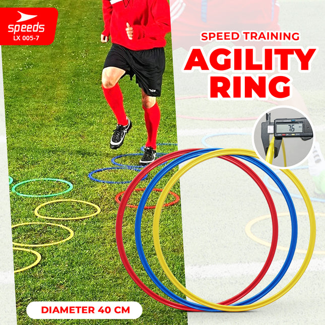 SPEEDS Agility Ring Foot Training 56cm 50cm 40cm Ketangkasan Olahraga Sepak Bola Futsal  LX 005-7