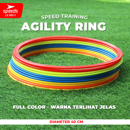 SPEEDS Agility Ring Foot Training 56cm 50cm 40cm Ketangkasan Olahraga Sepak Bola Futsal  LX 005-7