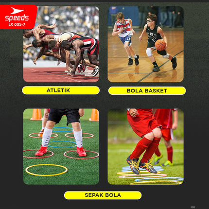 SPEEDS Agility Ring Foot Training 56cm 50cm 40cm Ketangkasan Olahraga Sepak Bola Futsal  LX 005-7
