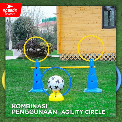 SPEEDS Agility Ring Foot Training 56cm 50cm 40cm Ketangkasan Olahraga Sepak Bola Futsal  LX 005-7