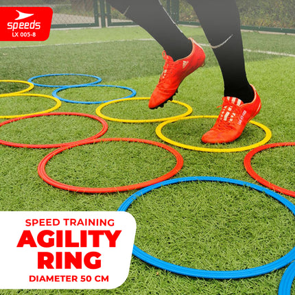 SPEEDS Agility Ring 56cm 50cm 40cm Foot Flexibility Movement Training Football LX 005-8
