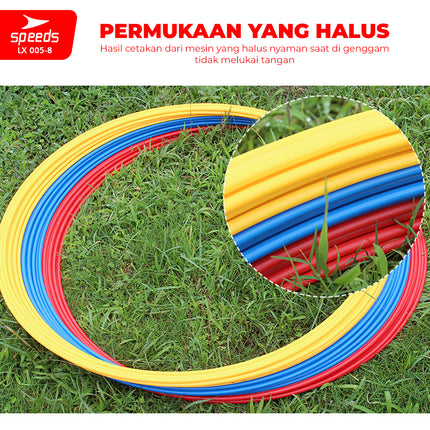 SPEEDS Agility Ring 56cm 50cm 40cm Foot Flexibility Movement Training Football LX 005-8