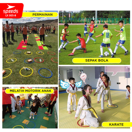 SPEEDS Agility Ring 56cm 50cm 40cm Foot Flexibility Movement Training Football LX 005-8