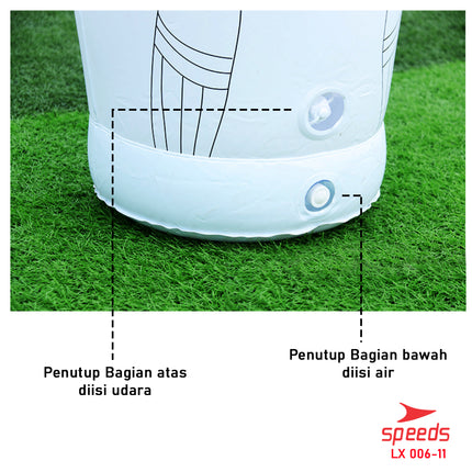 SPEEDS Tiang Freekick Tendangan Bebas Football Training Goal kiper Defensive Wall Soccer Kick 006-11