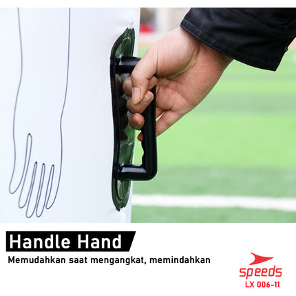 SPEEDS Tiang Freekick Tendangan Bebas Football Training Goal kiper Defensive Wall Soccer Kick 006-11