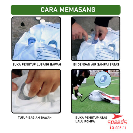 SPEEDS Tiang Freekick Tendangan Bebas Football Training Goal kiper Defensive Wall Soccer Kick 006-11