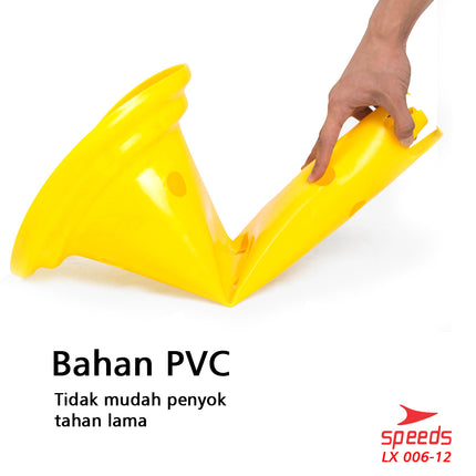 SPEEDS Cone Kerucut 50 cm Cone Lubang Traffic Untuk Olahraga 006-12