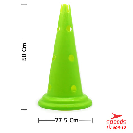 SPEEDS Cone Kerucut 50 cm Cone Lubang Traffic Untuk Olahraga 006-12
